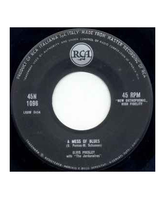 A Mess Of Blues [Elvis Presley] - Vinyl 7", 45 RPM