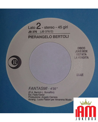 Il Sole Fantasmi [Aleandro Baldi,...] - Vinyle 7", 45 RPM, Jukebox [product.brand] 1 - Shop I'm Jukebox 