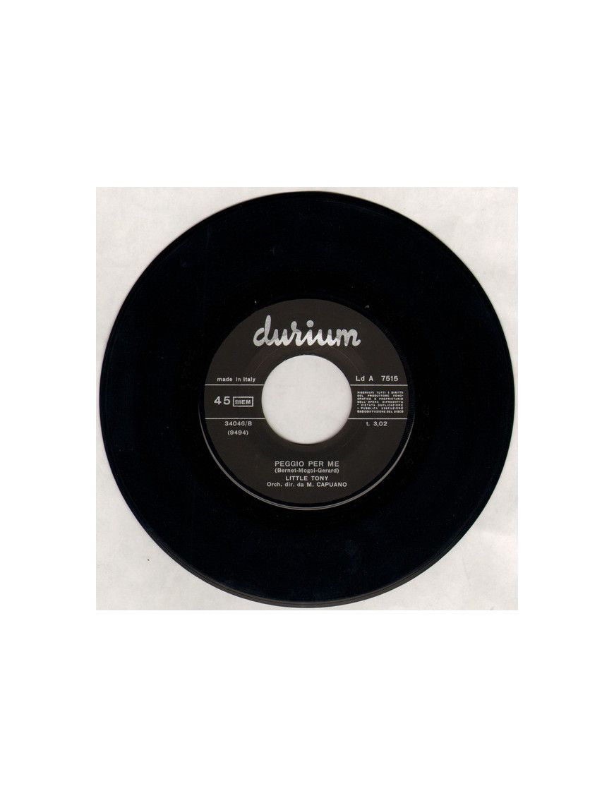 Worse For Me [Little Tony] – Vinyl 7", 45 RPM [product.brand] 1 - Shop I'm Jukebox 