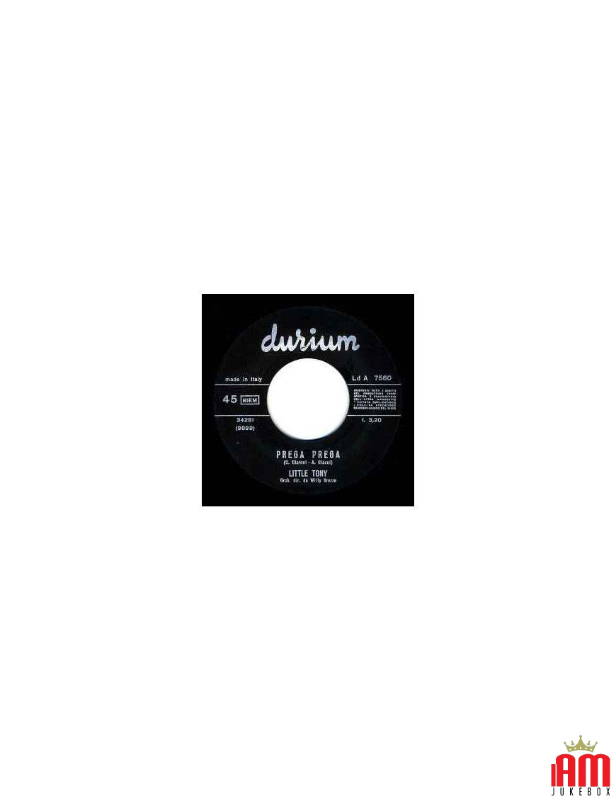 Pray Pray [Little Tony] - Vinyl 7", 45 RPM [product.brand] 1 - Shop I'm Jukebox 