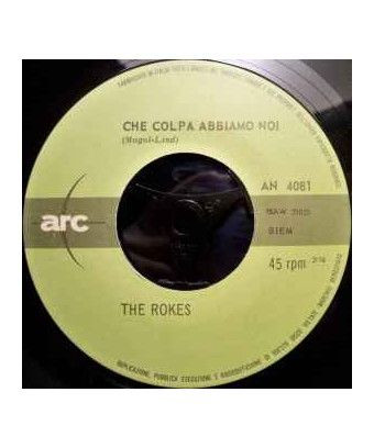 Quelle est notre faute [The Rokes] - Vinyle 7", 45 tr/min, Mono [product.brand] 1 - Shop I'm Jukebox 