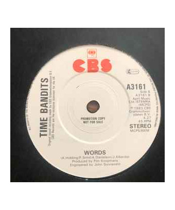 Écoutez l'homme à la voix d'or [Time Bandits] - Vinyl 7", 45 RPM, Single, Promo [product.brand] 1 - Shop I'm Jukebox 