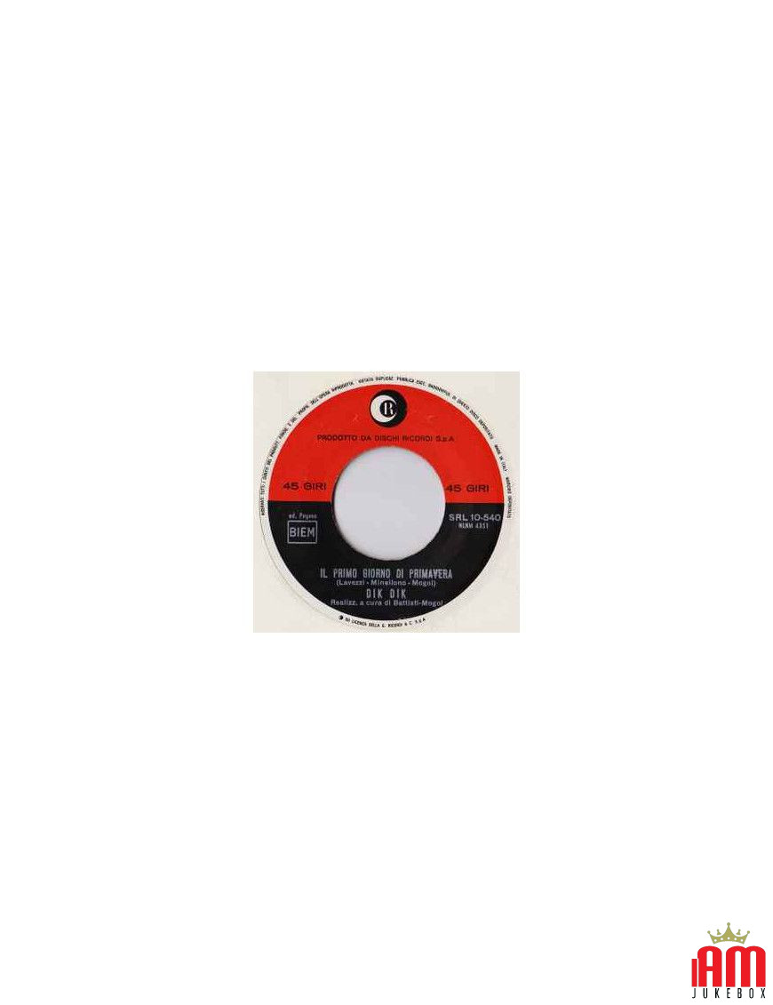 The First Day of Spring [I Dik Dik] - Vinyl 7", 45 RPM [product.brand] 1 - Shop I'm Jukebox 