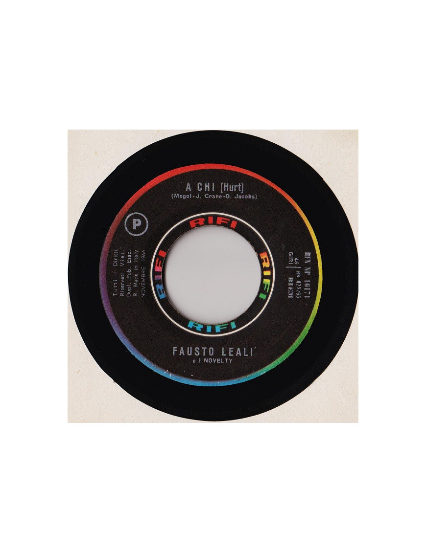 To Whom [Fausto Leali EI Suoi Novelty] - Vinyl 7", Single, 45 RPM [product.brand] 1 - Shop I'm Jukebox 