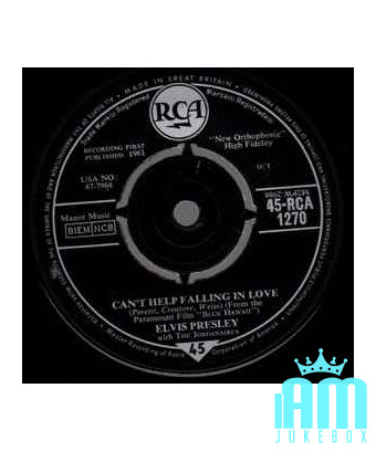 Je ne peux m'empêcher de tomber amoureux Rock-A-Hula Baby ("Twist Special") [Elvis Presley,...] - Vinyl 7", Single, 45 RPM [prod