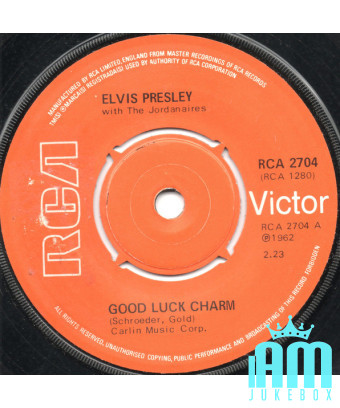 Good Luck Charm Anything That's Part Of You [Elvis Presley] – Vinyl 7", 45 RPM, Single, Neuauflage [product.brand] 1 - Shop I'm 