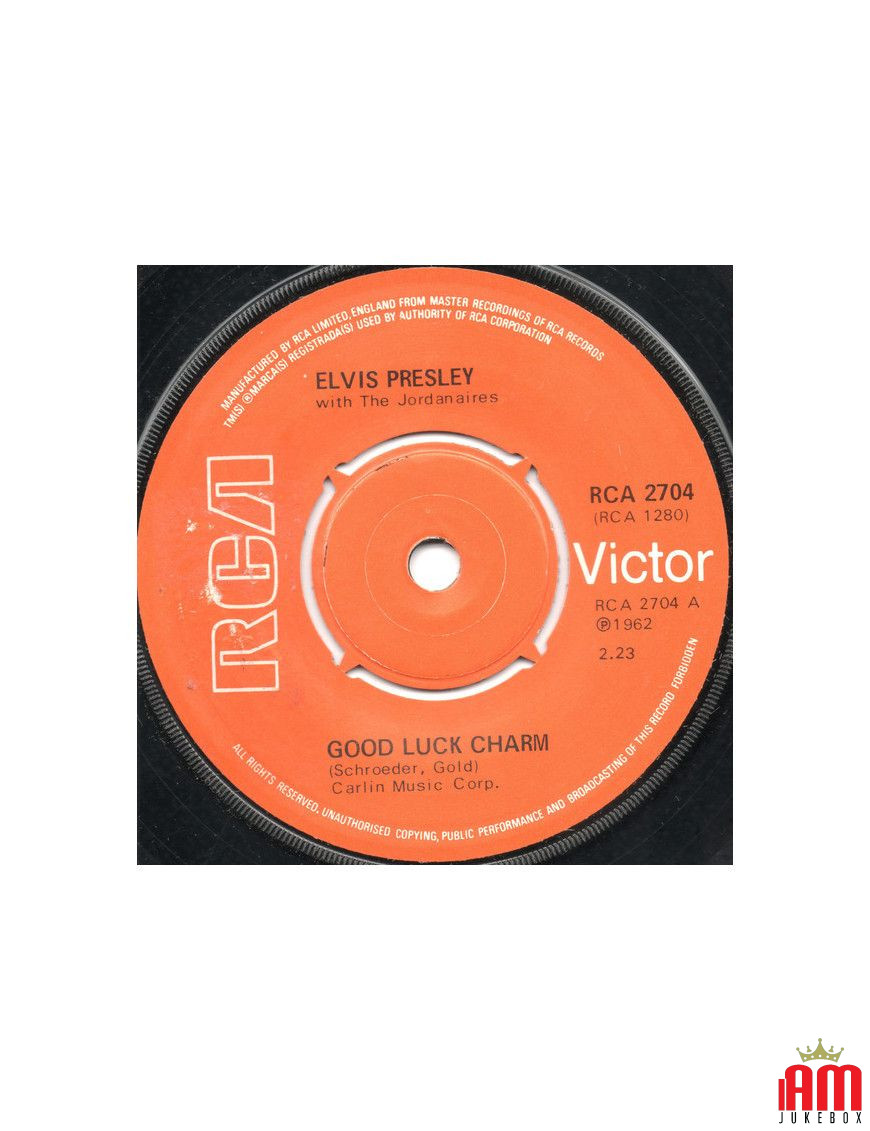 Good Luck Charm Anything That's Part Of You [Elvis Presley] – Vinyl 7", 45 RPM, Single, Neuauflage [product.brand] 1 - Shop I'm 