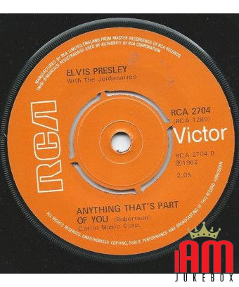 Good Luck Charm Anything That's Part Of You [Elvis Presley] – Vinyl 7", 45 RPM, Single, Neuauflage [product.brand] 1 - Shop I'm 