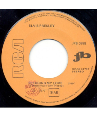 Way Down [Elvis Presley] - Vinyl 7", 45 RPM, Jukebox, Stereo