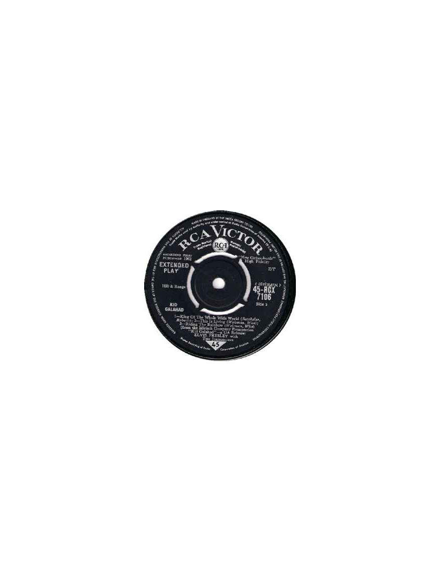 Kid Galahad [Elvis Presley,...] – Vinyl 7", 45 RPM, EP, Neuauflage, Mono [product.brand] 1 - Shop I'm Jukebox 