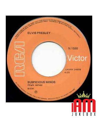 Esprits suspects, tu penseras à moi [Elvis Presley] - Vinyle 7", 45 tr/min, Mono [product.brand] 1 - Shop I'm Jukebox 