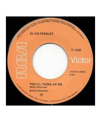 Esprits suspects, tu penseras à moi [Elvis Presley] - Vinyle 7", 45 tr/min, Mono [product.brand] 1 - Shop I'm Jukebox 