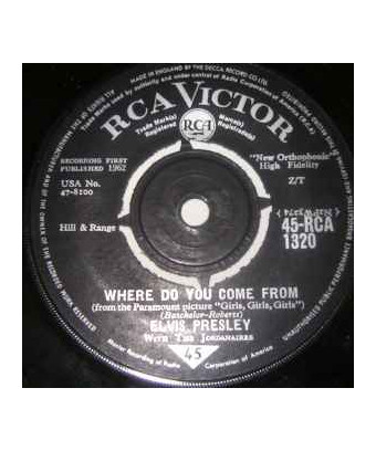 Return To Sender [Elvis Presley,...] - Vinyl 7", 45 RPM, Single