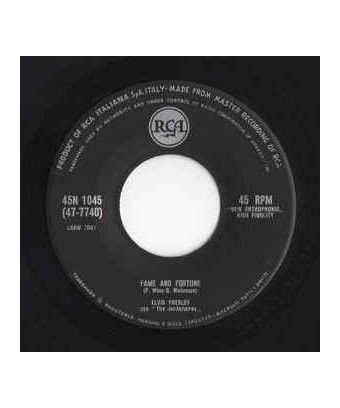 Stuck On You Fame And Fortune [Elvis Presley] - Vinyle 7", 45 tr/min, Mono [product.brand] 1 - Shop I'm Jukebox 