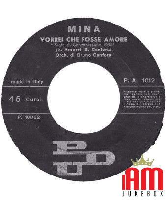 I Wish It Were Love Dear [Mina (3)] – Vinyl 7", 45 RPM [product.brand] 1 - Shop I'm Jukebox 