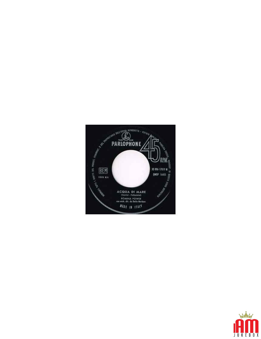 Sea Water Message [Romina Power] - Vinyl 7", 45 RPM, Single [product.brand] 1 - Shop I'm Jukebox 