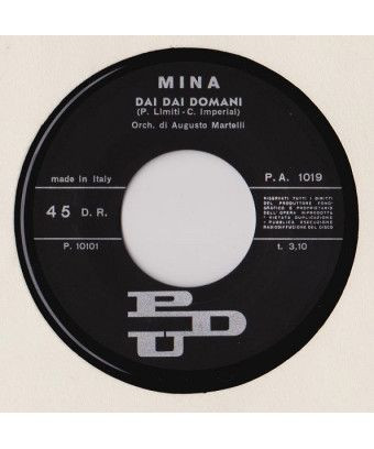 Non Credere [Mina (3)] - Vinyl 7", 45 RPM, Single [product.brand] 1 - Shop I'm Jukebox 