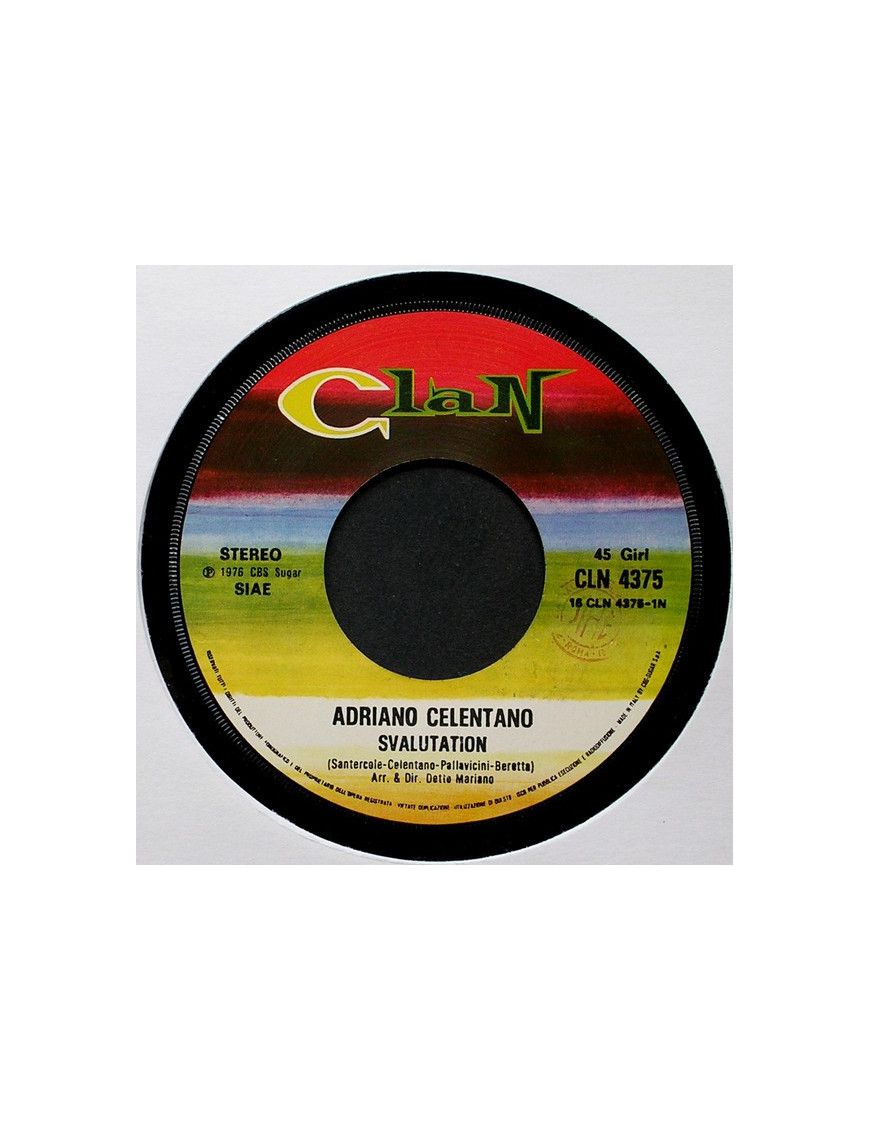 Svaluation [Adriano Celentano] – Vinyl 7", Single, 45 RPM [product.brand] 1 - Shop I'm Jukebox 