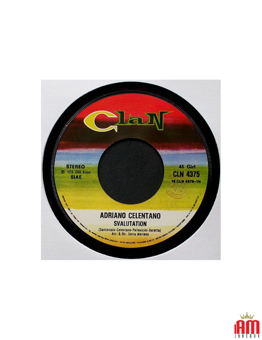 Svaluation [Adriano Celentano] - Vinyle 7", Single, 45 RPM [product.brand] 1 - Shop I'm Jukebox 