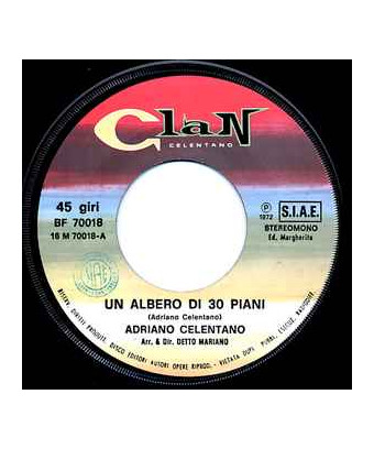 Ein 30-stöckiger Baum [Adriano Celentano] – Vinyl 7", 45 RPM [product.brand] 1 - Shop I'm Jukebox 