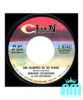 Ein 30-stöckiger Baum [Adriano Celentano] – Vinyl 7", 45 RPM [product.brand] 1 - Shop I'm Jukebox 