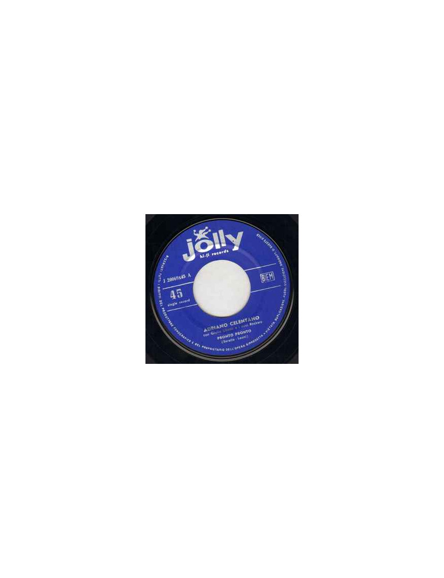 Idaho   Pronto Pronto  [Adriano Celentano] - Vinyl 7", 45 RPM, Single
