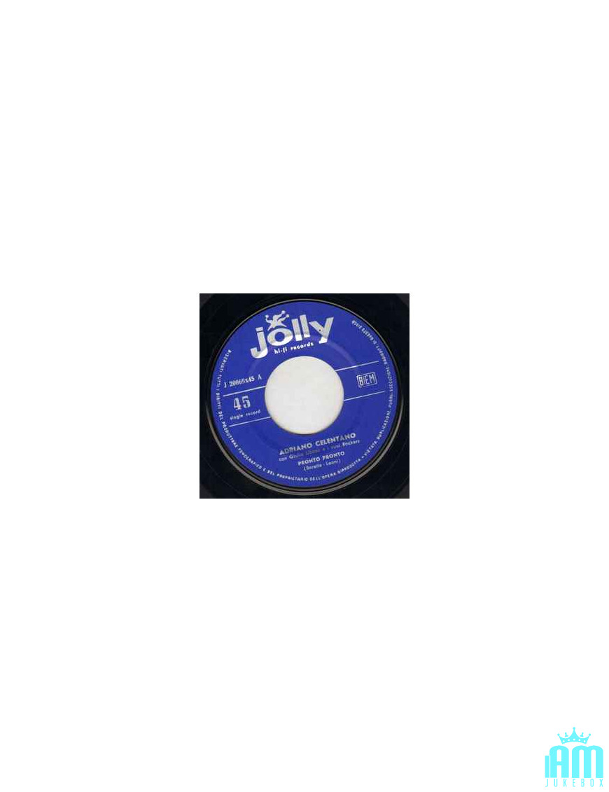 Idaho Pronto Pronto [Adriano Celentano] - Vinyle 7", 45 tours, single [product.brand] 1 - Shop I'm Jukebox 