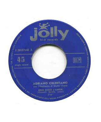 Non Esiste L'Amor   Basta [Adriano Celentano] - Vinyl 7", 45 RPM, Single
