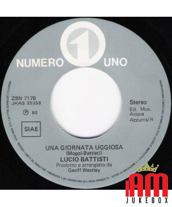 A Gloomy Day [Lucio Battisti] - Vinyl 7", 45 RPM, Stereo [product.brand] 1 - Shop I'm Jukebox 