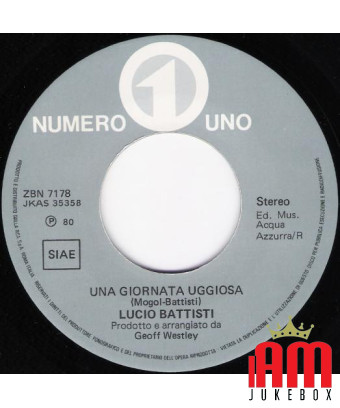 A Gloomy Day [Lucio Battisti] - Vinyle 7", 45 tours, stéréo