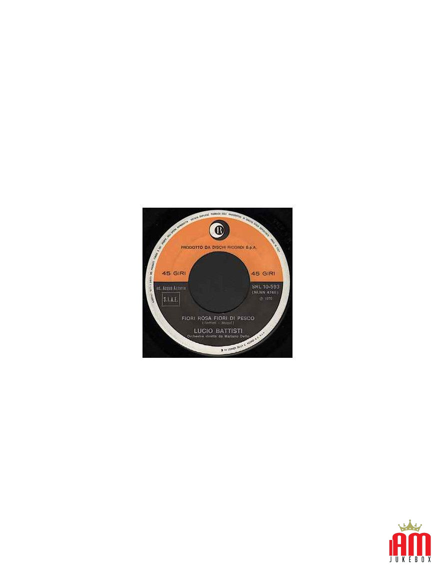 Pink Flowers, Peach Blossoms [Lucio Battisti] - Vinyl 7", 45 RPM [product.brand] 1 - Shop I'm Jukebox 