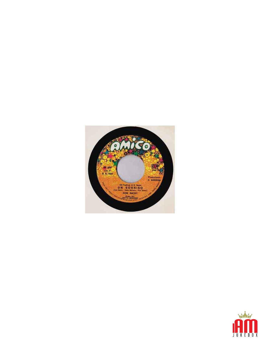 Ein Lächeln [Don Backy] – Vinyl 7", 45 RPM [product.brand] 1 - Shop I'm Jukebox 