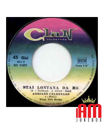 Bleib weg von mir, liebe mich und küsse mich, du bist allein gelassen [Adriano Celentano] – Vinyl 7", 45 RPM [product.brand] 1 -