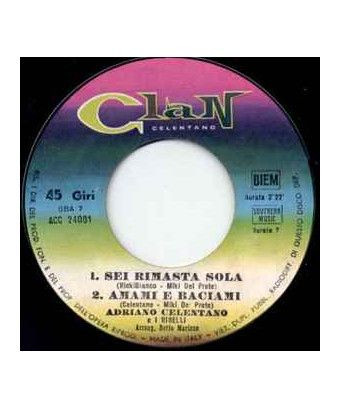 Bleib weg von mir, liebe mich und küsse mich, du bist allein gelassen [Adriano Celentano] – Vinyl 7", 45 RPM [product.brand] 1 -