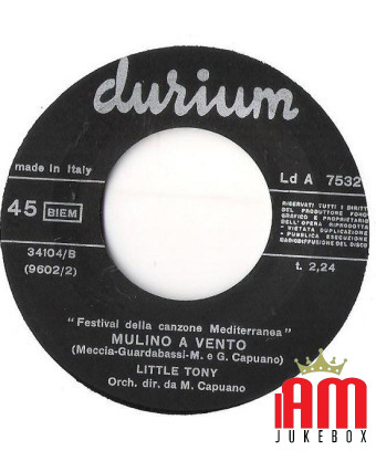 Moulin à vent [Little Tony] - Vinyle 7", 45 tours