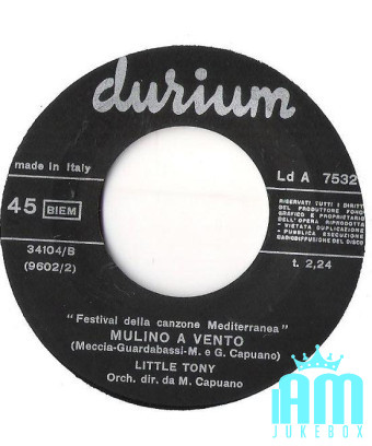 Windmill [Little Tony] – Vinyl 7", 45 RPM [product.brand] 1 - Shop I'm Jukebox 