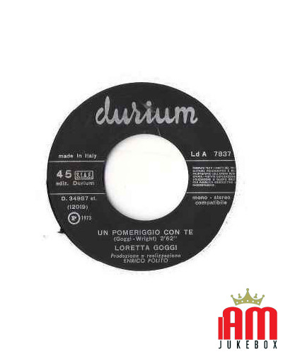 Ein Nachmittag mit euch, Liebhabern und Engeln [Loretta Goggi] – Vinyl 7", 45 RPM [product.brand] 1 - Shop I'm Jukebox 