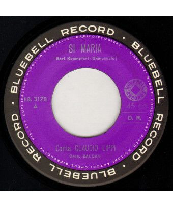 Si Maria [Claudio Lippi] - Vinyle 7", 45 TR/MIN [product.brand] 1 - Shop I'm Jukebox 