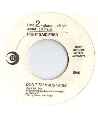 Il Fiume Racket (Remix) Don't Talk Just Kiss [Fausto Leali,...] - Vinyl 7", 45 RPM, Jukebox [product.brand] 1 - Shop I'm Jukebox