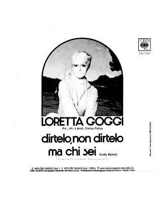 Sag es dir, sag es dir nicht, aber wer du bist [Loretta Goggi] – Vinyl 7", 45 RPM [product.brand] 1 - Shop I'm Jukebox 