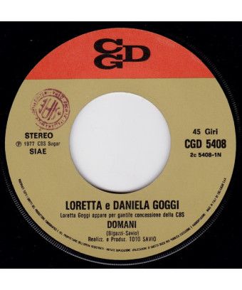 Domani  [Loretta Goggi,...] - Vinyl 7", 45 RPM