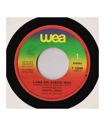 L'Aria Del Sabato Sera [Loretta Goggi] - Vinyle 7", 45 RPM, Stéréo [product.brand] 1 - Shop I'm Jukebox 