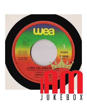 L'Aria Del Sabato Sera [Loretta Goggi] - Vinyle 7", 45 RPM, Stéréo [product.brand] 1 - Shop I'm Jukebox 