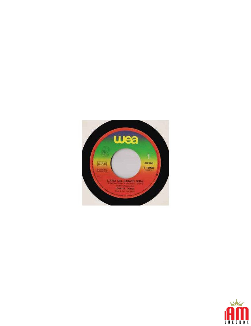 L'Aria Del Sabato Sera [Loretta Goggi] – Vinyl 7", 45 RPM, Stereo [product.brand] 1 - Shop I'm Jukebox 