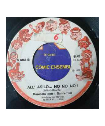 Il Gruppo TNT   All'Asilo... No No No!  [The Comic Ensemble,...] - Vinyl 7", 45 RPM