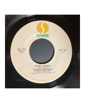 A Natural Feelin' For You Some Songs [Teresa Brewer] - Vinyl 7", 45 RPM, Single [product.brand] 1 - Shop I'm Jukebox 