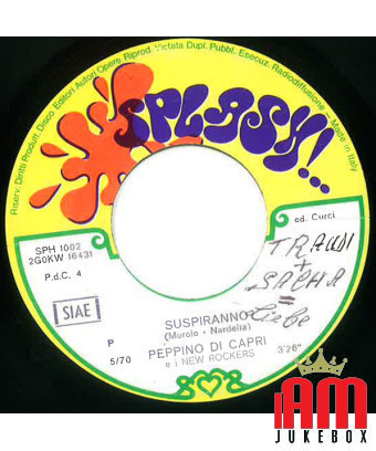 Annalee Suspiranno [Peppino Di Capri EI Suoi Rockers] - Vinyle 7", 45 RPM, Single [product.brand] 1 - Shop I'm Jukebox 