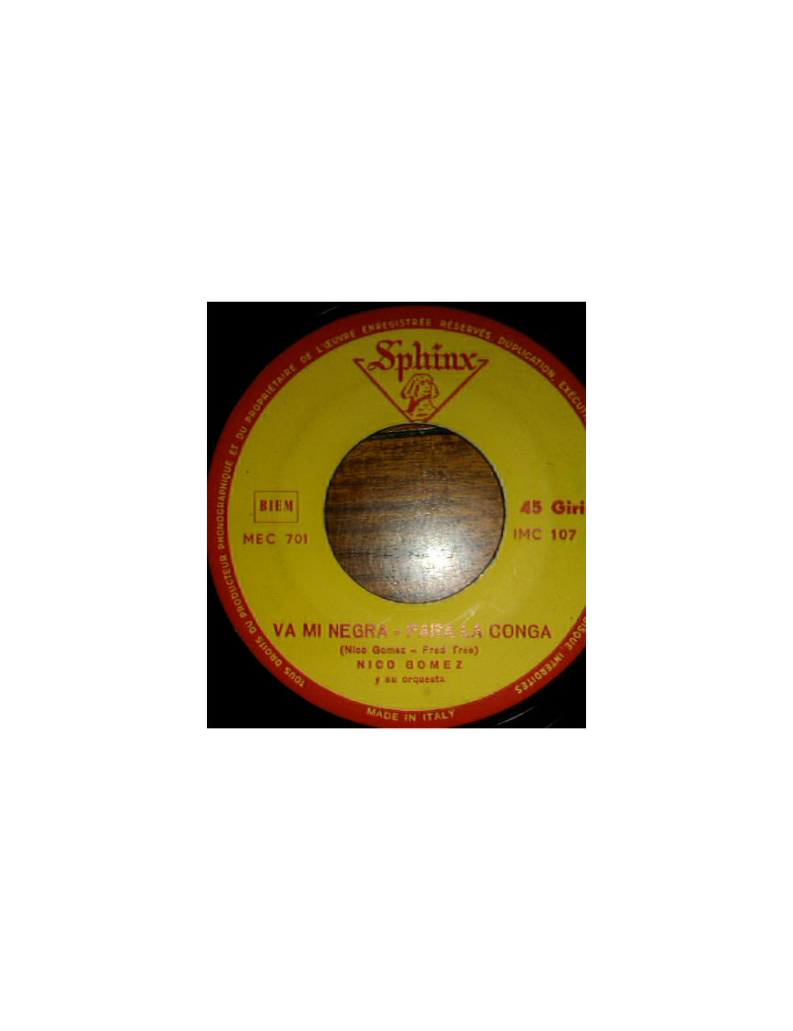 Perdido Cha Cha   Va Mi Negra - Para La Conga [Nico Gomez And His Orchestra] - Vinyl 7", Single