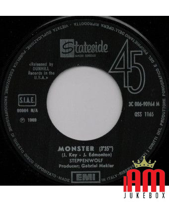 Monstre [Steppenwolf] - Vinyle 7", 45 TR/MIN [product.brand] 1 - Shop I'm Jukebox 