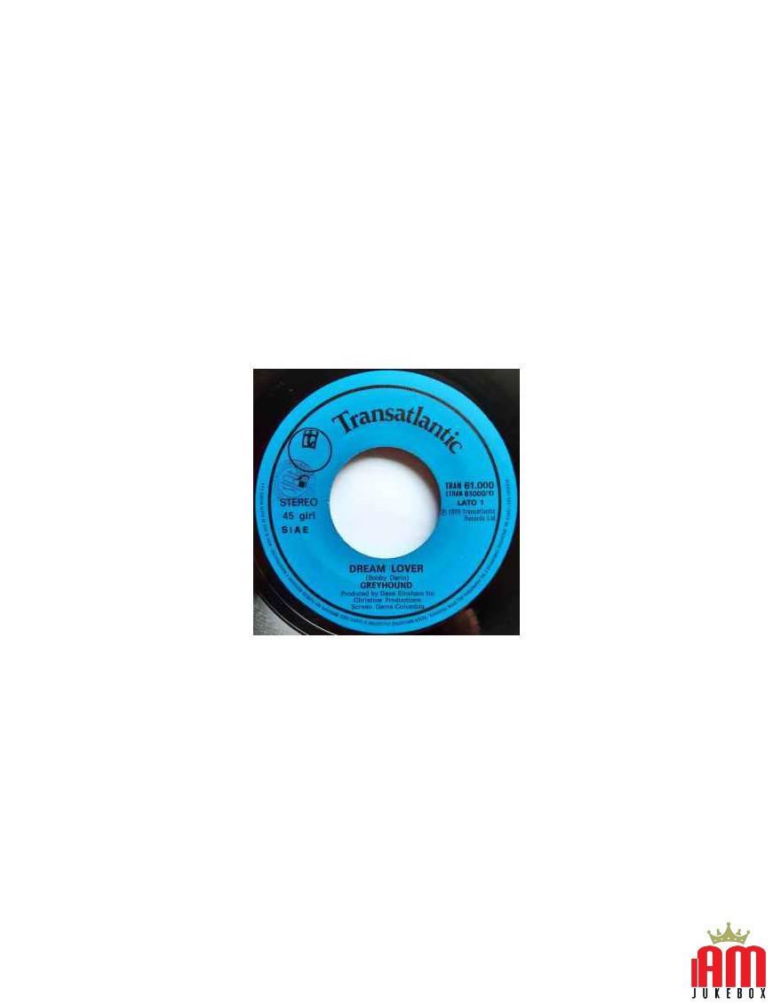 Dream Lover [Greyhound (4)] - Vinyl 7", 45 RPM, Stereo [product.brand] 1 - Shop I'm Jukebox 